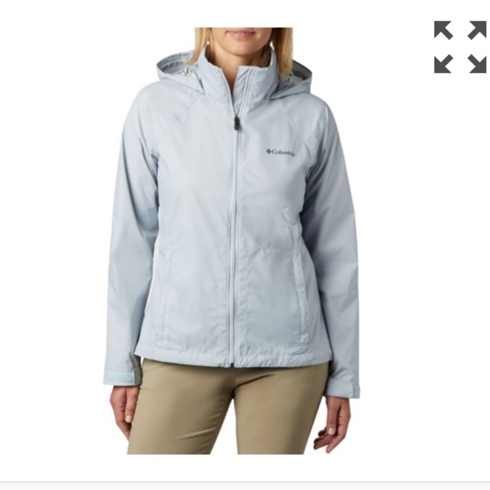 NWOT TIKI PINK Columbia rain jacket
